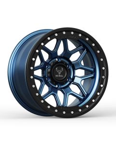 Big Bull Thor 17X9 Midnight Blue W/ Black Ring