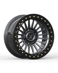 Big Bull Alpha 17X9 Gunmetal W/ Black Ring