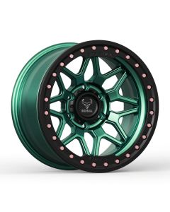 Big Bull Thor 17X9 Burnt Green W/ Black Ring